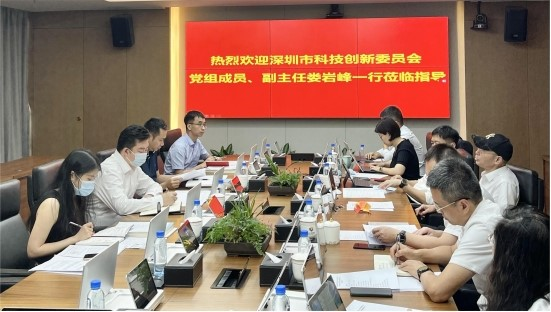 深圳市科创委娄岩峰副主任一行来访深圳市天使母基金_1019282128233299968
